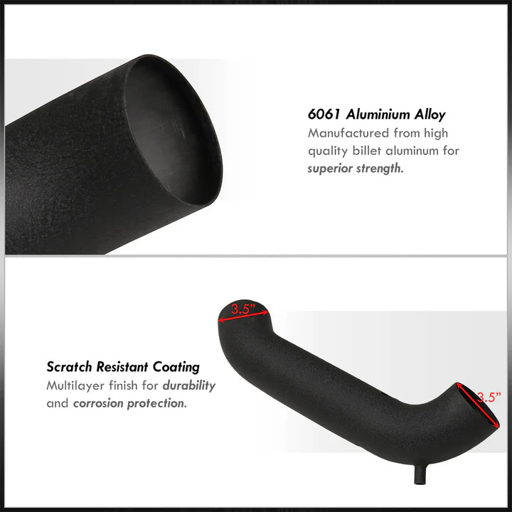 Dodge Ram 1500 2500 3500 4.7L 5.7L V8 2002-2008 Cold Air Intake Black + Heat Shield
