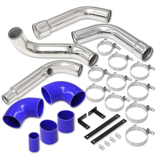 Nissan 240SX S13 1989-1994 CA18DE Bolt-On Aluminum Polished Piping Kit