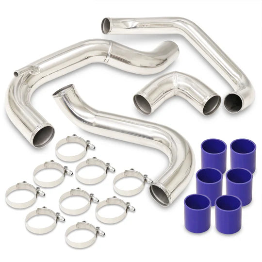 Nissan 240SX S13 180SX 89-94 CA18DET Bolt-On Aluminum Polished Piping Kit